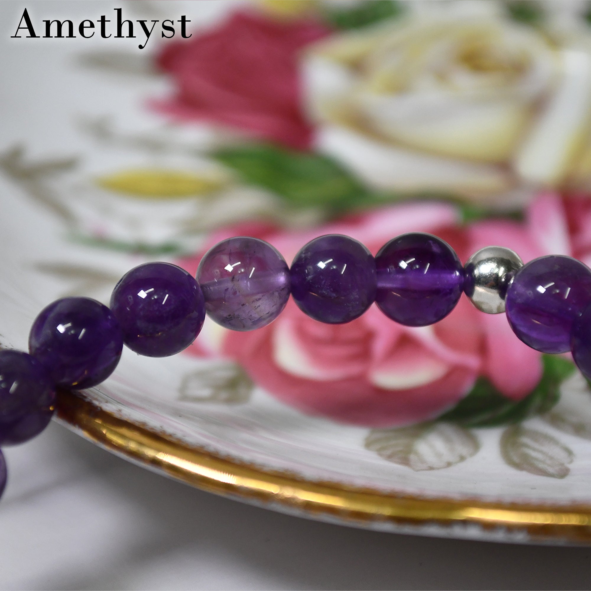 Amethyst Stretch Bracelet