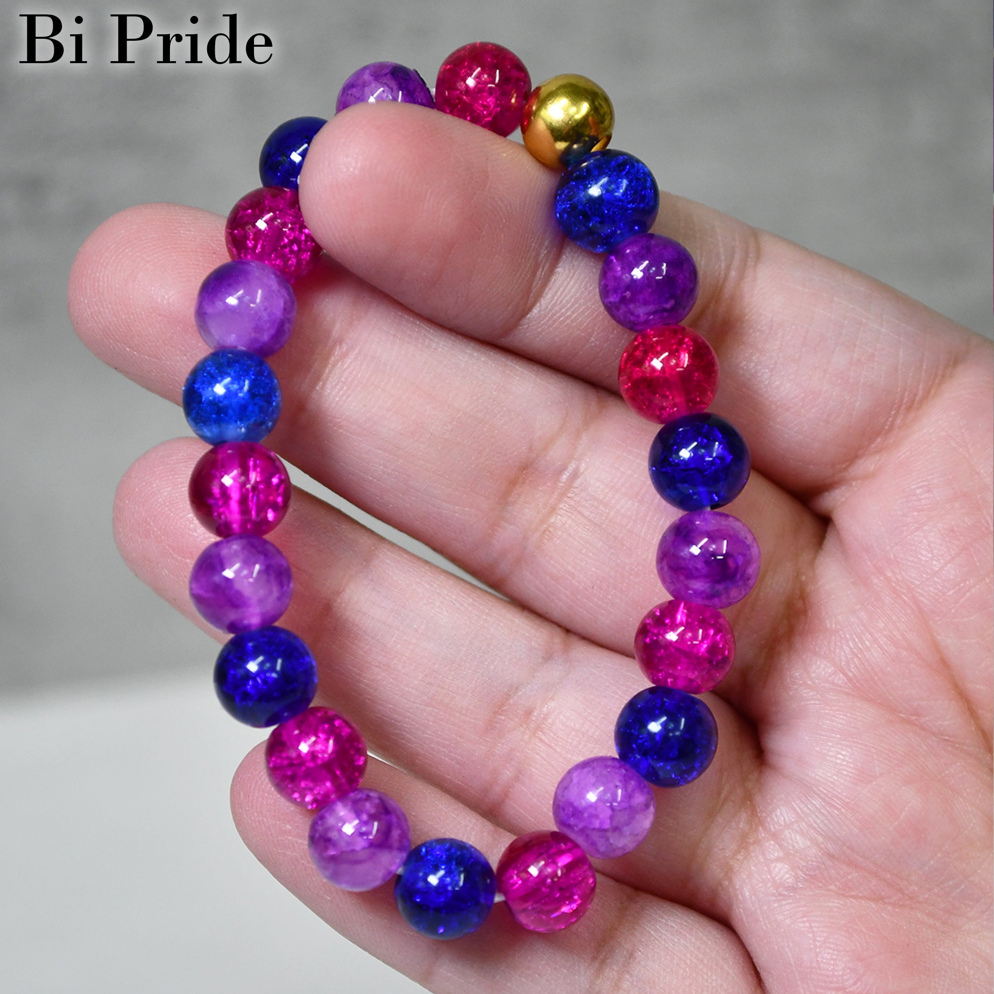 Bi Pride Stretch Bracelet