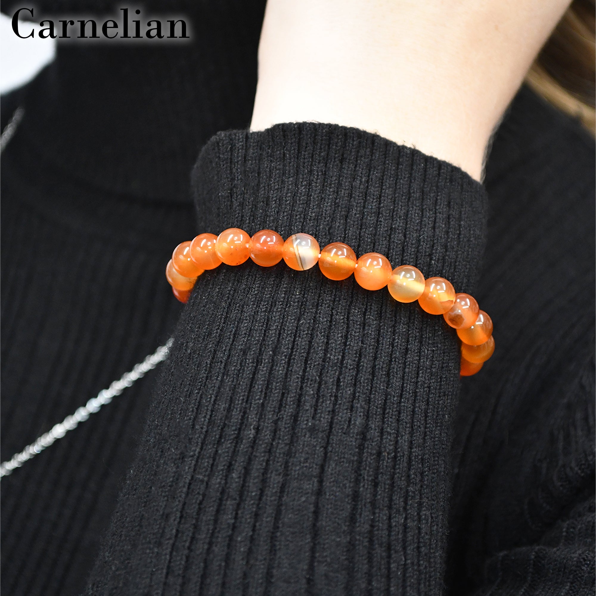 Carnelian Stretch Bracelet