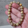 Fossil Coral Stretch Bracelet