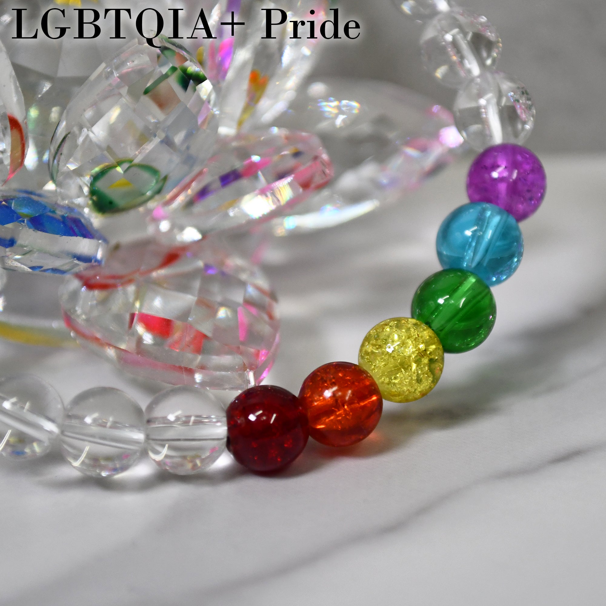 LGBTQIA+ Pride Stretch Bracelet