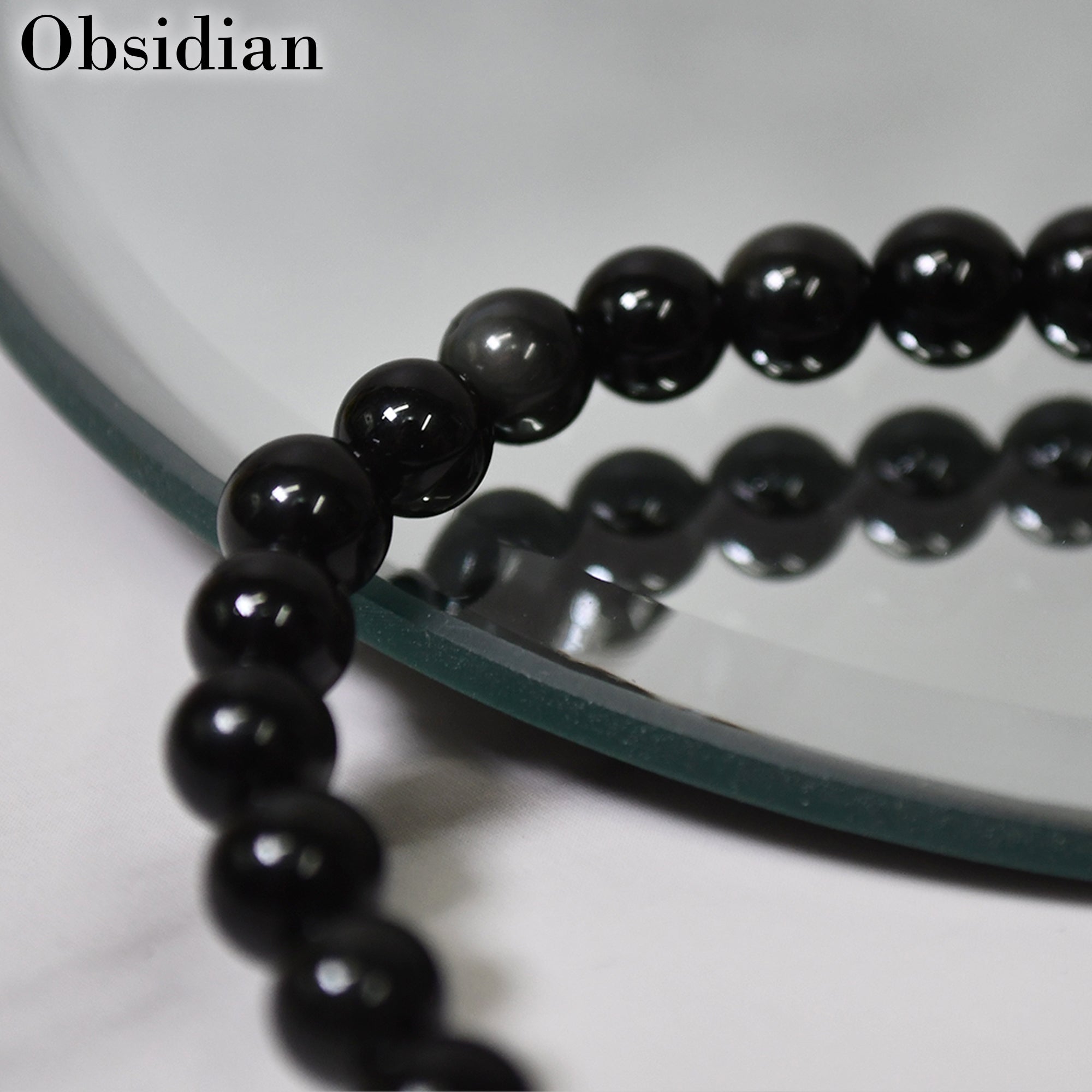 Obsidian Stretch Bracelet