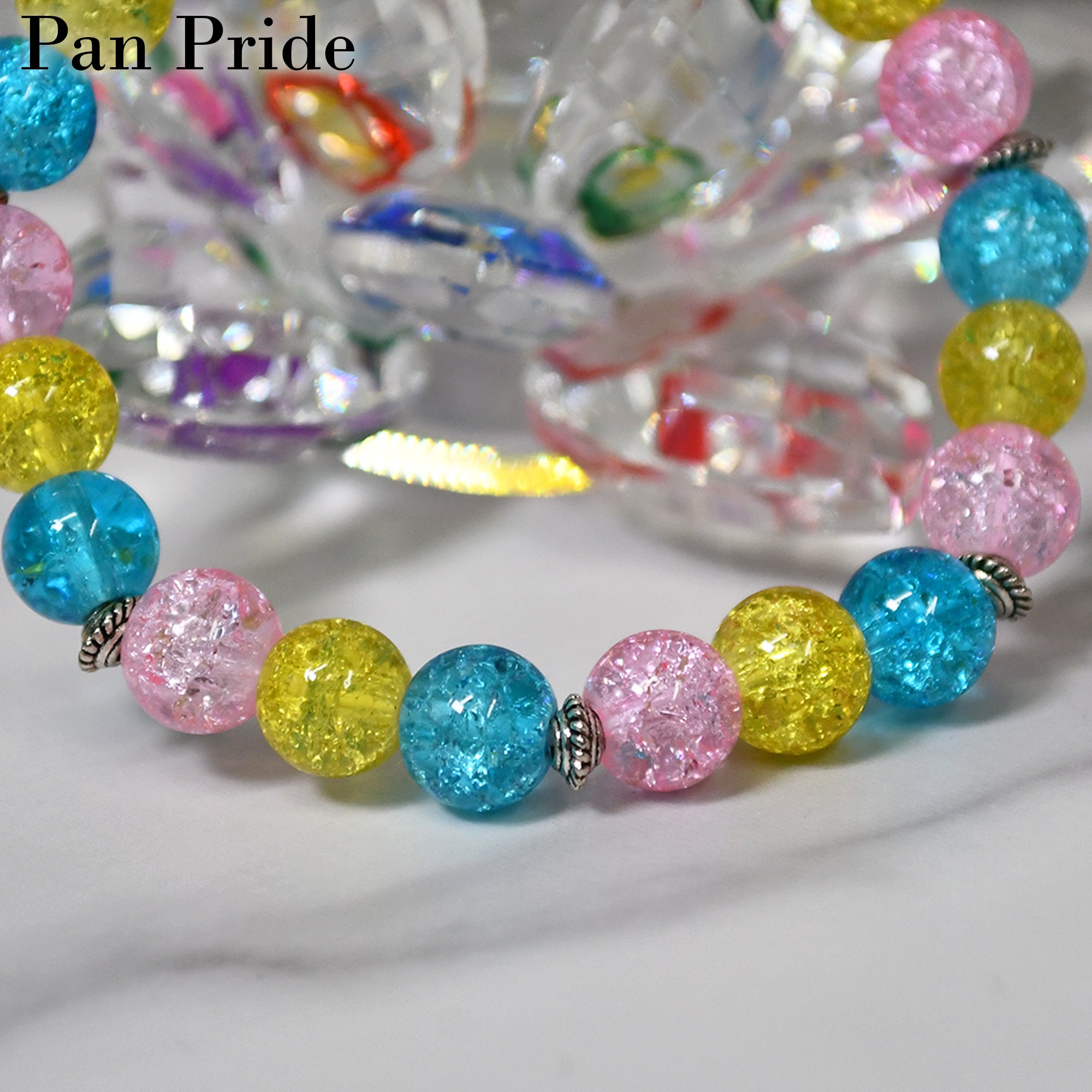 Pan Pride Stretch Bracelet