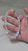 Synthetic Moonstone Stretch Bracelet